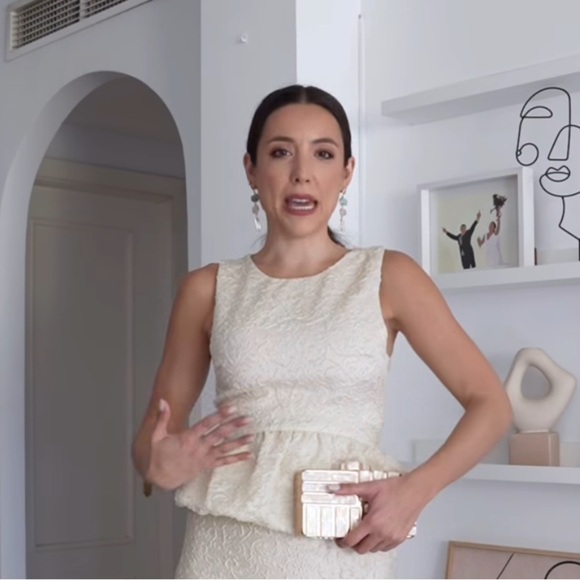 NWT ZARA TEXTURED PEPLUM TOP SIZE M 
🚨FIRM PRICE NO DISCOUNT - Picture 9 of 15